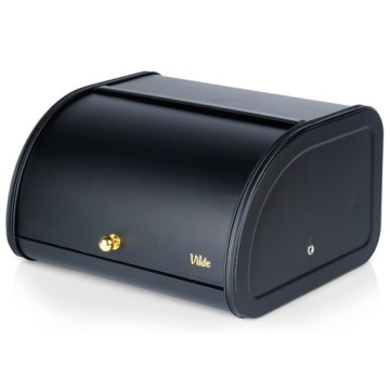 ХЛЕБ Контейнер для хлеба, булочек, металл, черный, кухня