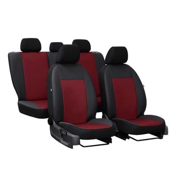 Uniwersalne pokrowce samochodowe Pelle bordowe do Audi 80 B4