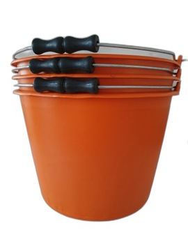 Wiadro gospodarcze 16L KOLOR+KORALIK ZESTAW 20SZT