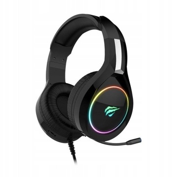 Słuchawki gamingowe dla graczy mikrofon LED RGB H2010D HAVIT