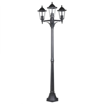Lampa Zewnetrzna Latarnia Ogrodowa E27 Antracyt