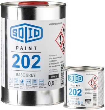 Farba OKRĘTOWA SOLIDPAINT 202 1l kolor szary