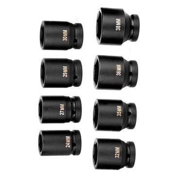 Набор из 8 ударных шестигранных приводов 3/4 дюйма