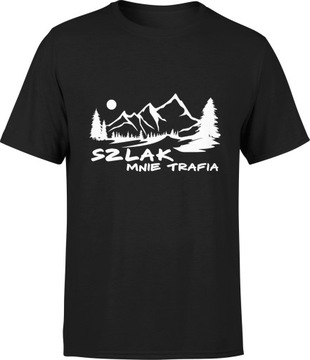 TATRY GÓRY SZLAK MNIE TRAFIA KOSZULKA MĘSKA ROZM S T-SHIRT MĘSKI TSHIRT