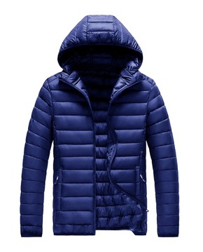 МУЖСКАЯ ЗИМНЯЯ УТЕПЛЕННАЯ КУРТКА-ПУХОВИК ПЛЮС РАЗМЕР С КАПЮШОНОМ 3XL