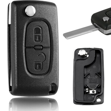 КОРПУС ДИСТАНЦИОННОГО КЛЮЧА ДЛЯ PEUGEOT 207 308 407 PARTNER CITROEN BERLINGO C3 C4