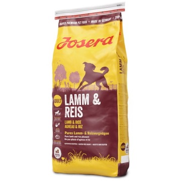 JOSERA LAMB RICE Jagnięcina i ryż 12,5 kg