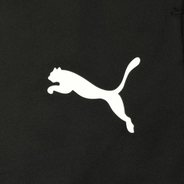 Spodnie Dresowe Męskie Puma Czarne Oddychające Treningowe ze Ściągaczem r M
