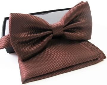 Muszka MUCHA MĘSKA + POSZETKA Brąz.