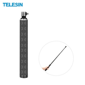 TELESIN Выдвижная палка для селфи, карбоновая штанга