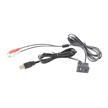 Kabel przedłużający USB/Aux do samochodowego sprzętu audio 3,5 mm