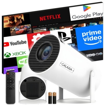 Projektor Mini Přenosný Android Led Wifi Full Hd Smart Tv HY300