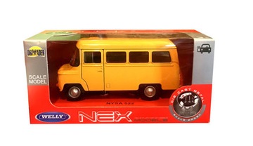 NYSA 522 ŻÓŁTA METALOWY MODEL W SKALI 1:34 WELLY