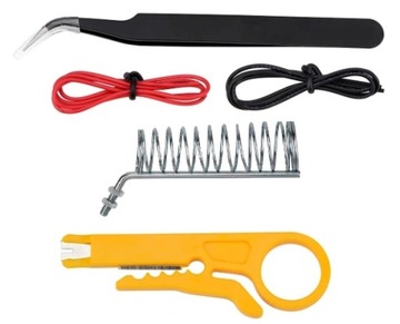 НАБОР ЭЛЕКТРИЧЕСКИХ ИНСТРУМЕНТОВ ПАЯЛЬНИК 60 ВТ МУЛЬТИМЕТР XL380L ОРГАНАЙЗЕР