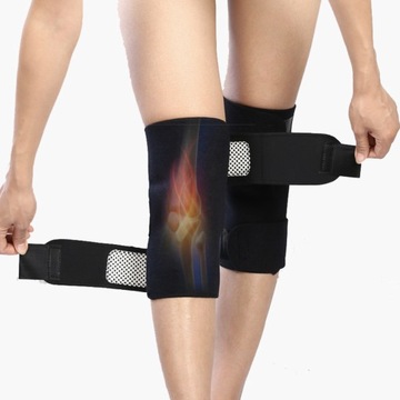 SOLIDNA OPASKA MAGNETYCZNA STABILIZATOR NA KOLANO CZARNY KOMPLET 2 SZTUK