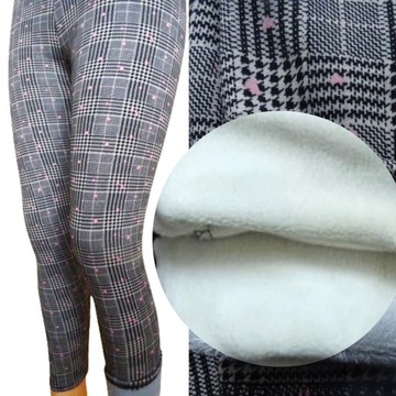 Legginsy ocieplane dziewczęce THERMO polar futerkiem GETRY SR 110-116