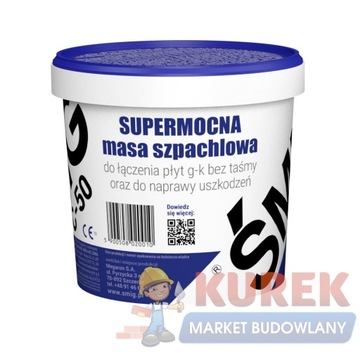 ŚMIG C-50 GOTOWA GŁADŹ SZPACHLOWA ZBROJONA 5KG