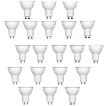 20x Żarówka LED GU10 3W do oprawek podświetlenie SUFITOWE DO SALONU POKOJU