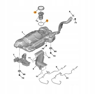 CITROEN OE 153130+153141 MATICE ORIGINÁL PUMPY PALIVA