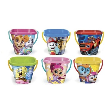 Nickelodeon wiaderko kwadratowe 2 l z IML mix