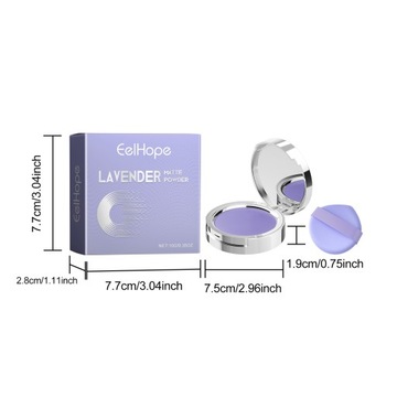 Lavender Matte Setting Powder — легкая натуральная матирующая пудра с фиксирующим эффектом.