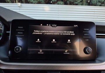 Skoda Scala Hatchback 1.0 TSI 110KM 2022 Skoda Scala SalonPL 1.0TSI 110KM Style DSG Kamera LED Kessy Alu17 Podgrzew, zdjęcie 23