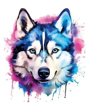 TERMO NAKLEJKA APLIKACJA NAPRASOWANKA WILK -WOLF K 9