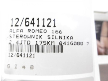 ALFA ROMEO 166 JEDNOTKA 73501858 2,4JTD 0281010340