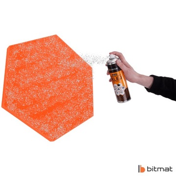 Декоративная акустическая пена шестигранная Оранжевые панели 3D комната геймера