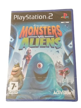 PS2 MONSTERS VS ALIENS POTWORY KONTRA OBCY NOWA GRA FOLIA PLAYSTATION