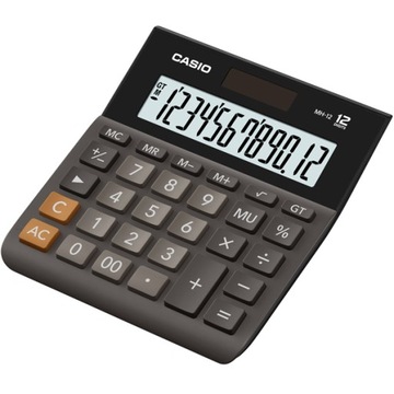 KALKULATOR 12 POZYCYJNY CASIO MH-12 CZARNY
