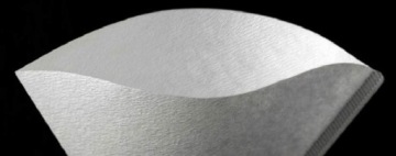 Бумажный конический фильтр CAFEC LIGHT white cup4 40