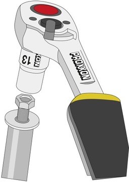 Набор PROXXON 1/4 50шт для точной механики