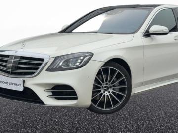 Mercedes Klasa S W222 Limuzyna wersja długa Facelifting 2.9 400d 340KM 2018 Mercedes-Benz Klasa S S 400 D 4MATIC PelnaOpcja SalonPolska SerwisASO VAT23, zdjęcie 5