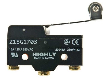 Mikroprzełącznik krańcowy Z15G1703 SPDT 20A 250V