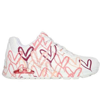 Buty damskie Skechers Uno Spread AIR Love MODNE SNEAKERSY 155507-WCRL