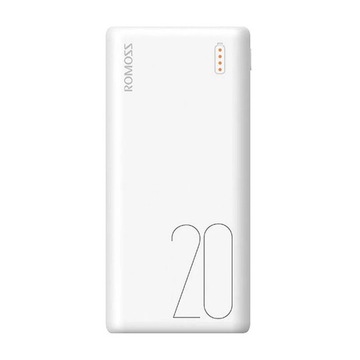 ROMOSS Simple 20 Powerbank 20000mAh USB-C LIGHTNING biały 2.1A