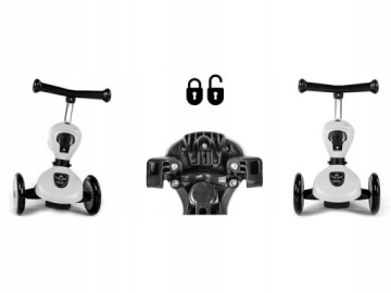 Трехколесный самокат SCOUT Balance AN'DRIVE SCOOT Ride LED райдер GRANAT