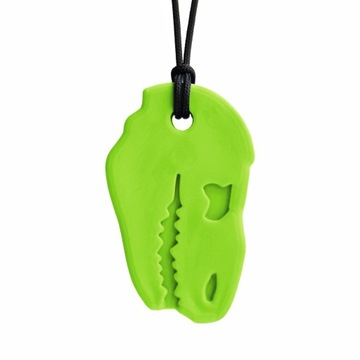 Gryzak Terapeutyczny Wisiorek DINO-BITE Zielony