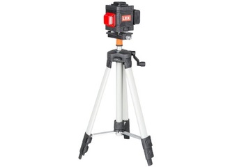 NIWELATOR LASEROWY LASER KRZYŻOWY POZIOMICA LASEROWA STATYW 3D ZESTAW 360st
