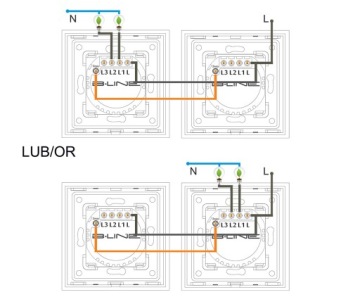 СТЕКЛЯННЫЙ СЕНСОРНЫЙ ВЫКЛЮЧАТЕЛЬ ПОПЕРЕЧНАЯ ЛЕСТНИЦА 2G