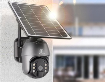 ВРАЩАЮЩАЯСЯ камера Mystic + SOLAR TUYA ДЛЯ 4G SIM-КАРТЫ