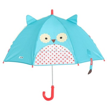 Parasol Dziewczyna Parasolka Sowa Wzór Kreskówki