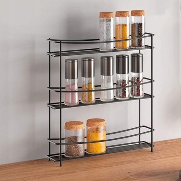 MARKOWY REGAŁ ORGANIZER STOJAK PÓŁKA NA PRZYPRAWY PRZYPRAWNIK NA BLAT SWISS