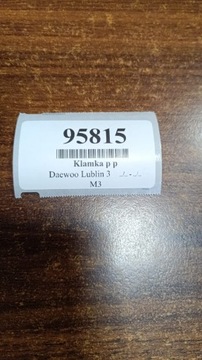 DAEWOO LUBLIN 3 KLIKA PRAVÝ PŘEDNÍ