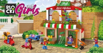 Блоки MyGirls Летний пикник 73 эл. KB0115