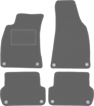 Grafitové autokoberce pro automobily: Seat Exeo sedan, kombi (2008-2015)