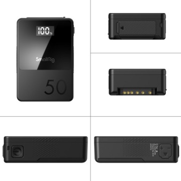SmallRig 3579 Mini VB50 — аккумулятор V-Mount, 50 Втч, D-Tap, USB-A