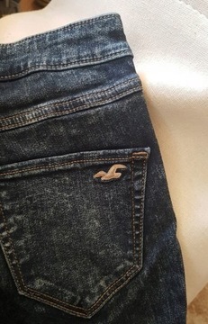 rurki skinny HOLLISTER abercrombie W24 L28 XXS