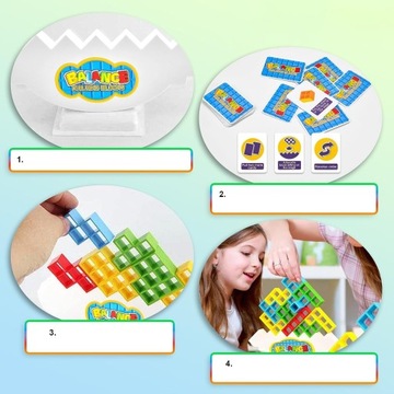 Пазл TETRIS, башня TETRA TOWER, 64 детали